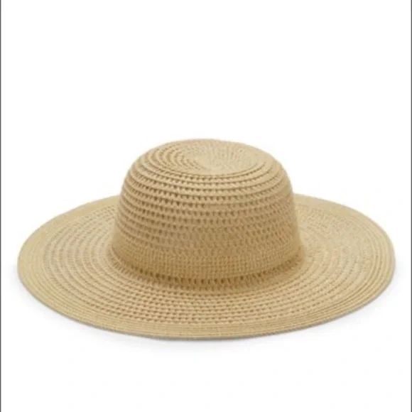 Calvin Klein | Accessories | Calvin Klein Textured Straw Sun 
